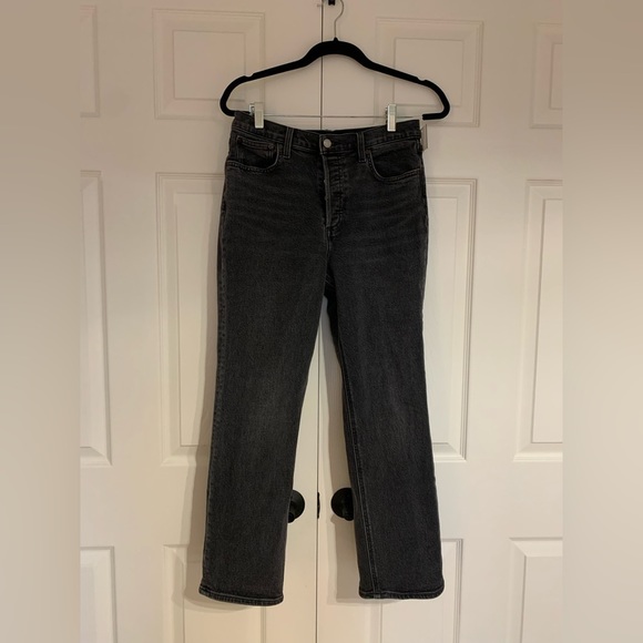 COPY - DENIM FORUM ARLO HIGH RISE STRAIGHT JEAN 28” - Picture 6 of 10